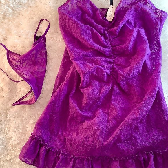 Victoria's Secret Lingerie The Lacie 2-pc Babydoll - Picture 6 of 9